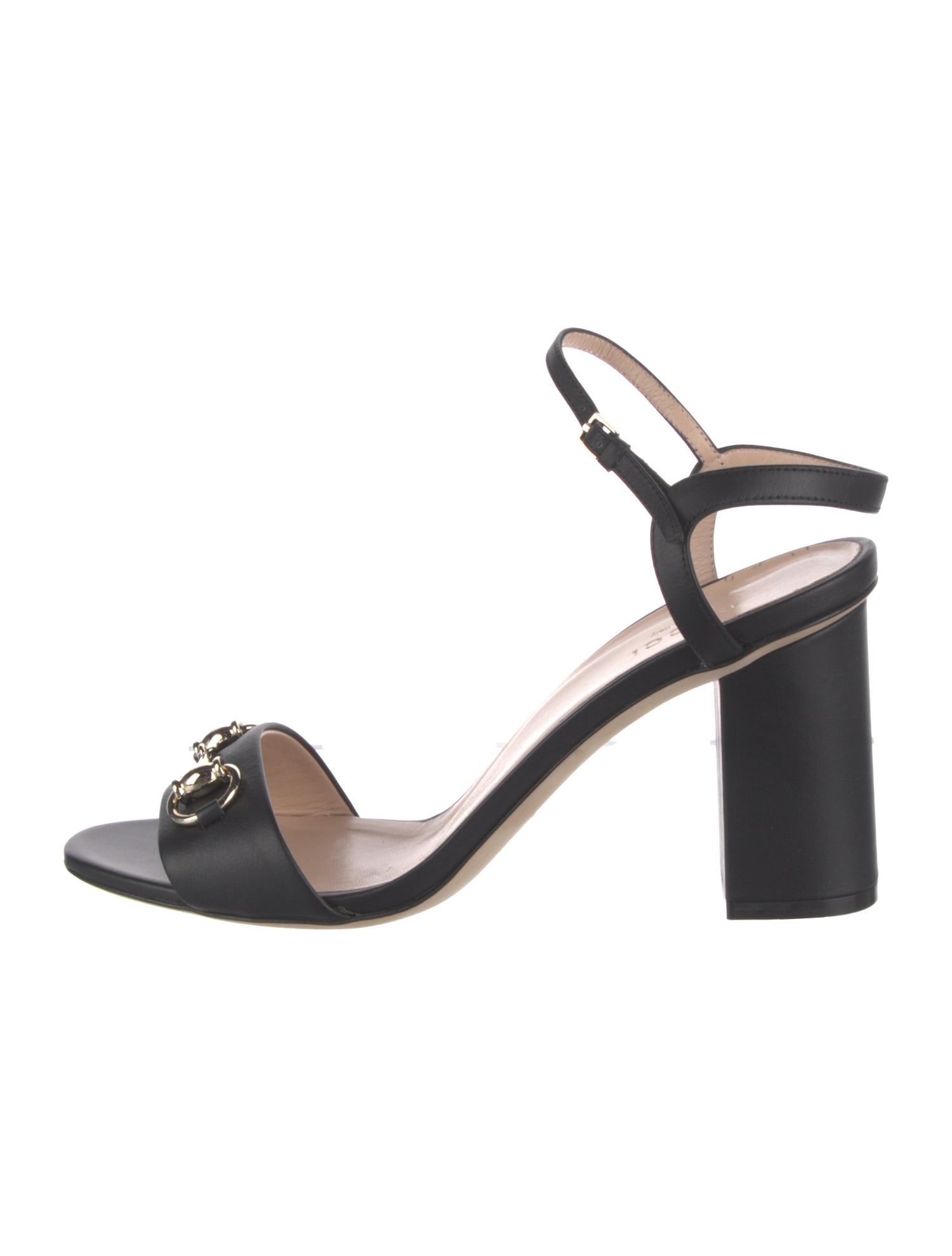 Gucci Horsebit Accent Leather Sandals